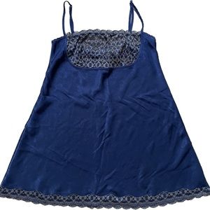 Vintage Victoria’s Secret blue slip dress